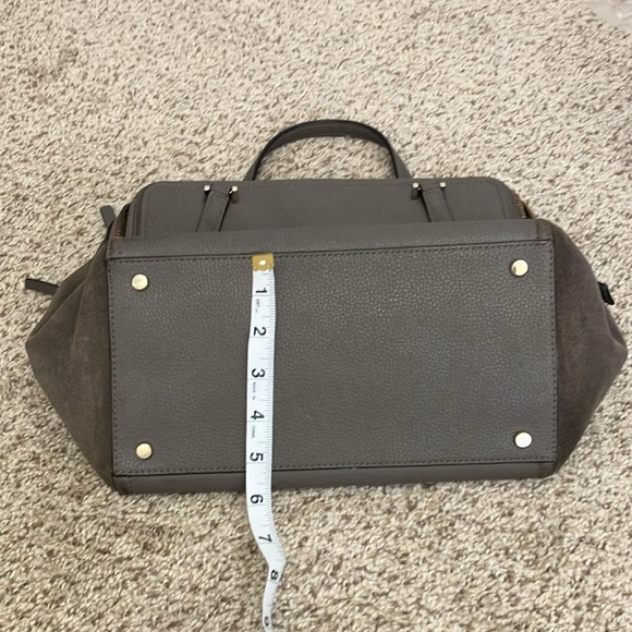 Kate Spade Leather-Suede Gray Handbag - Picture 15 of 16